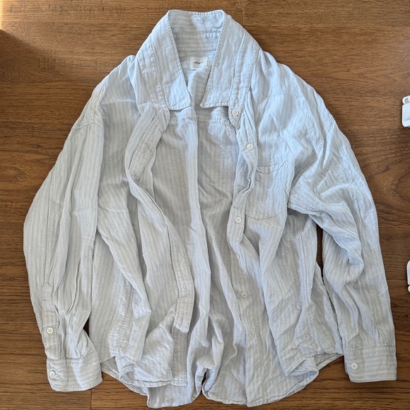 Aritzia Tops - Wilfred Sky Blue Casual Shirt